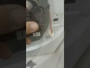 How to replace a washing machine door switch. Step by step