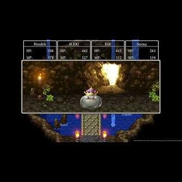 Dragon Quest 11: King Metal Slime (I went down those stairs after all!)