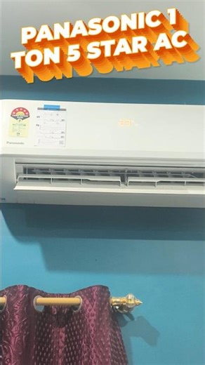 Panasonic 1 Ton 5 Star Ac🔥 #shortsfeed #shorts #viral #tech #yt #ytshorts #trending #5starac #ac