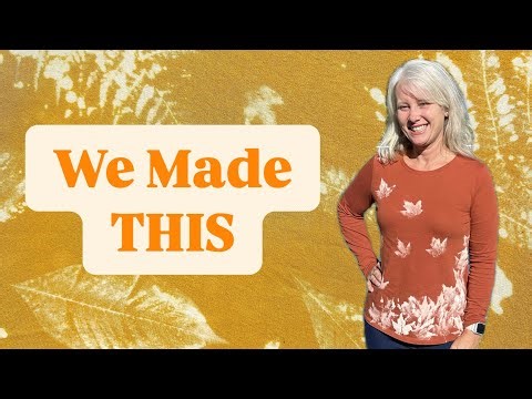 Me and Momma attempt a DIY project…and it actually worked!! (DIY fall shirts)