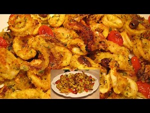 ПАНИРАНИ КАЛМАРИ НА ФУРНА - ХРУПКАВИ И ВКУСНИ Calamari gratinati al forno