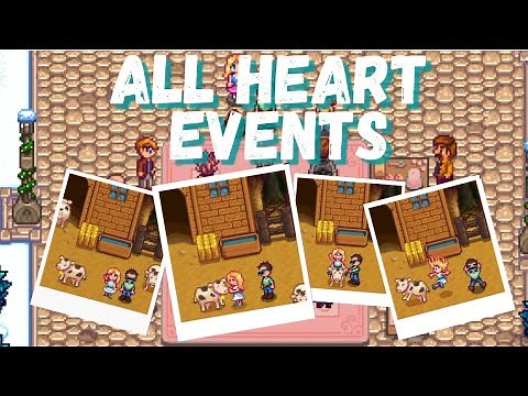 Haley's ALL HEART EVENTS in Stardew Valley 1.5