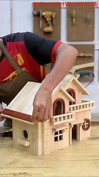Comment construire une Maison pour Oiseaux de luxe ? (Projet Menuiserie Incroyable) 🪵🐦