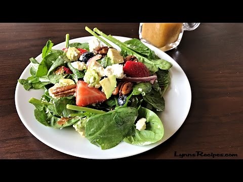 Strawberry-Blueberry Spinach Salad – Lynn’s Recipes