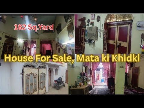 House For Sale, 182 Sq.Yard. darabjung Lane. Mata ki khidki Hyderabad, Contact Agent. 7013514782