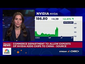 U.S. Commerce Department to allow exports of Nvidia H200 chips to China