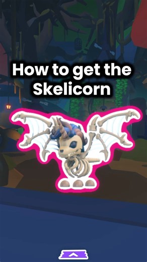 How to get the Skelicorn in Adopt me! 💀👻 #fyp #adoptme #adoptmeroblox #roblox #robloxgames #fypシ