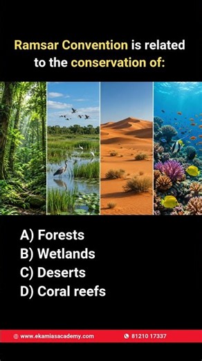 📜What the Ramsar Convention Protects? 🤔🌿💧