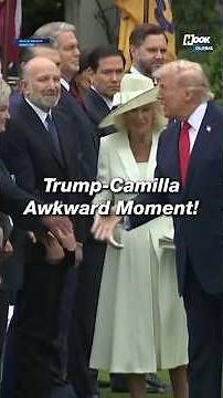 Trump Cuts In Front Of Queen Camila In Viral Handshake Ceremony Video