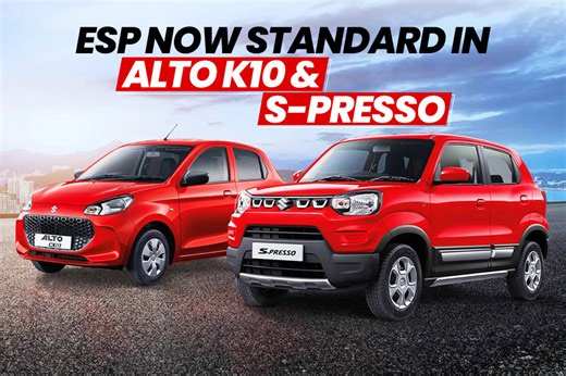 Maruti Suzuki Alto K10 And S-Presso Now Come Equipped With Electronic Stability Program As Standard Across All Trims  - ZigWheels