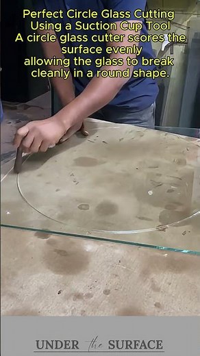How to Cut a Perfect Circle in Glass with a Circle