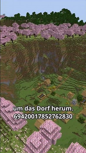 Minecraft 1.20.2 Seed mit schönsten Dorf am Spawn.