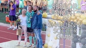 168K views · 5K reactions | Senior Night at Shayden’s Soccer Game - Violet Doesn’t Want to Dance! (Music authorized through Epidemic Sound subscription) | Jamie Scott- Quintessentials | Facebook