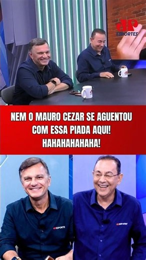 KKKKKKK! NEM O MAURO CEZAR SE AGUENTOU COM ESSA PIADA DO FLAVIO PRADO AO VIVO!