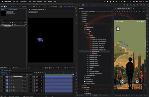 Adobe after effects to Android studio