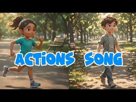 Learn Action Words with a Fun Song! Walk – Run – Jump – Skip