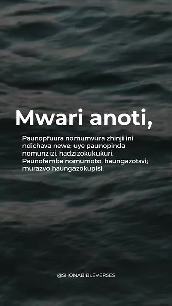 Zimbabwean Shona Bible Verses Compilation