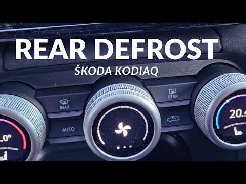 How to Defrost Rear Window on Škoda Kodiaq (Rear Defroster – Quick Tutorial)