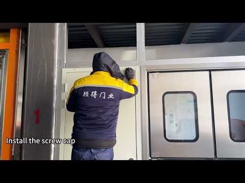 🔧 Cleanroom Door Installation