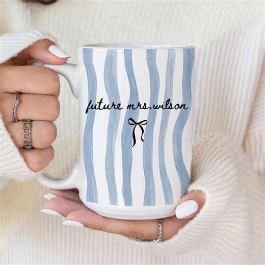 Personalized Future Mrs Mug, Personalized Bride to Be Mug, Custom Name Bride Mug, Bridal Shower Gift, Engagement Gift for Bride - Etsy