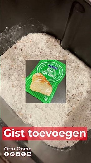 Brood bakken met broodbakmachine - Scandinavisch Fjord meergranen brood.