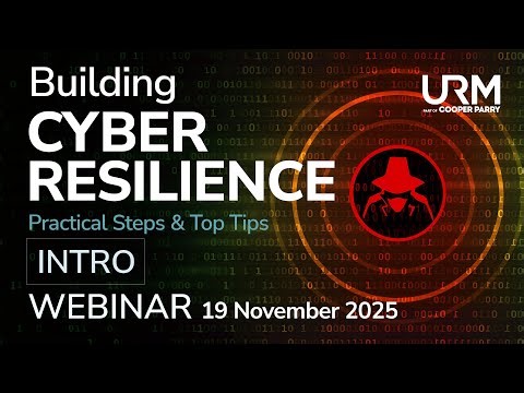 Webinar - Building Cyber Resilience - Practical Steps - INTRO