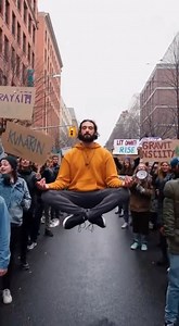 Anit-gravity protests are going viral. The anti-gravity movement is takig off.#message #science #gravity Created for entertainment using Ai by Paul R | Paul R