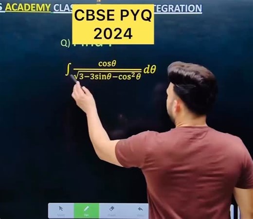 Shivang Gupta on Instagram: "Q) Integration ∫ cos x √(3-3sin x - cos^2 (x) dx,# #maths #cbse2026 #maths #cbse2024 #CBSE2025 #cbse2024 #CBSE2025 #hoodamath #maths #cbse2024 #CBSE2025 #hoodamath #cbse2026 #maths #cbse2024 #CBSE2025 ,#cbse #maths #cbse2026 #maths #cbse2024 #CBSE2025 #cbse #integration #cbse #maths #integration #cbse #maths #cbse2026 #cbse2024 #CBSE2025 #cbse #integration #cbse2024 #CBSE2025 #cbse #integration #cbse2024 #CBSE2025 #cbsepyq2024 #integration CBSE 2026 Integration PYQ #
