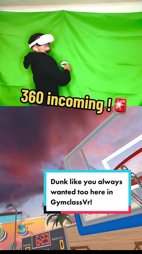 Dunking in GymclassVr: Relive the Excitement!
