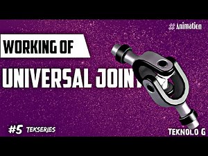 What is a Universal joint ? Different types of Universal joints, Explained with Animation.