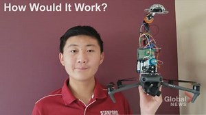 Calgary student receives award at Canada-wide Science Fair for medical drone