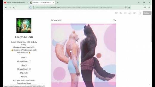 【模拟人生4】模组安利|狼人尾巴等模组及功能模组|狼人包