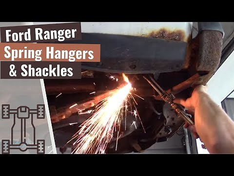 Ford Ranger: Rear Spring Shackles & Hangers