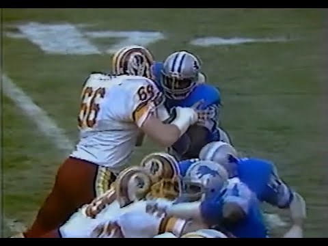 Joe Jacoby vs. the Lions, 1981
