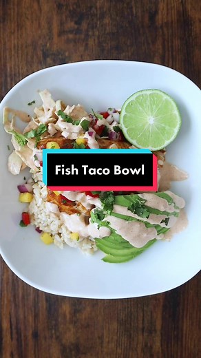 Delicious Fish Taco Bowls with Mango Salsa Recipe