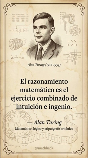 Intuición e ingenio en matemáticas | Turing - Sabiduría Matemática #shorts