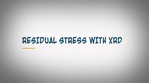 XRD Residual Stress 动画讲解