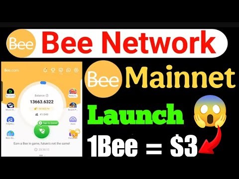 Good News 💥 Bee Network New Update ll Bee Coin Mainnet Launch 😱 1Bee = $3 🤑🎉 #beenetwork