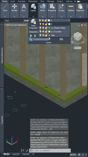 Realistic Drilling in AutoCAD 3D in Seconds #shorts #tutorial #autocad #autodesk #autocadtips