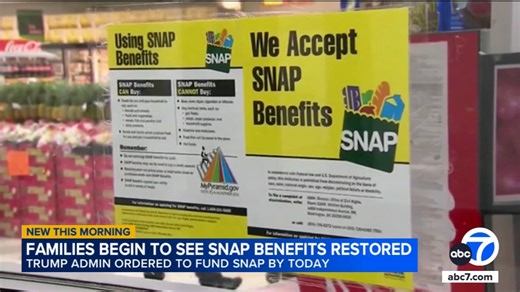 Californians starting to see SNAP benefits reinstated, SF residents also get extra food aid