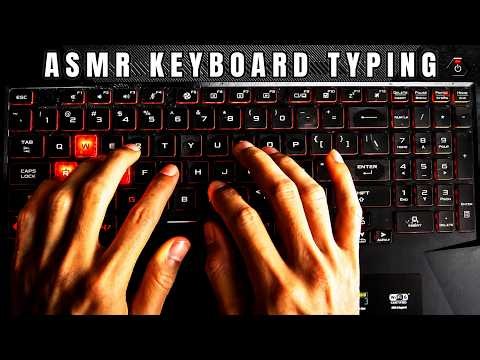 Live 12 Hours ASMR Keyboard Typing Sounds for Work Focus - Mechanical Keyboard