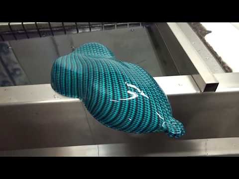 Blue & Black Carbon Fiber Hydro Dip Demo