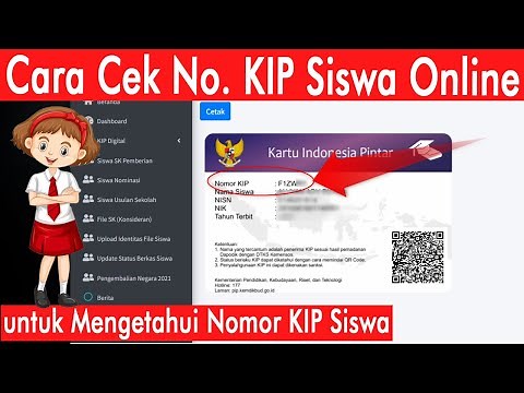 Cara Mengecek atau Melihat Nomor KIP Siswa secara Online