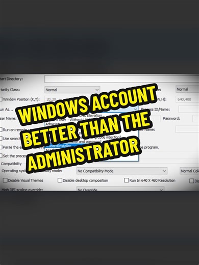 The Windows Entity better than the Administrator ☠️☠️☠️ #windowsguy #trustedinstaller #hidden #dark #account
