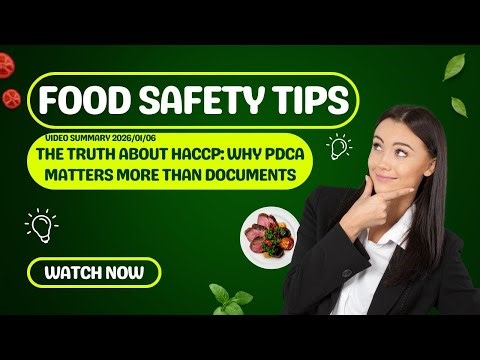 The Truth About HACCP Why PDCA Matters More Than Documents