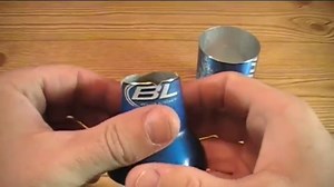 How To Make A Rolled-Edge Aluminum Bottle Stove