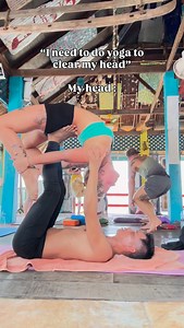 tried out some acro yoga yesterday! Excited to share more videos of it :) I love you guys! Go outside today! | Outdoor.eve