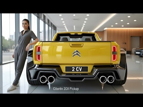 Citroën 2CV Pickup 2026 – The return of the iconic classic in pickup version
