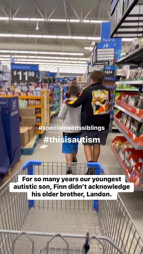 32K views · 428 reactions | Sometimes sibling relationships take time to grow. #autism #autistic #autismawareness #autismacceptance #thisisautism #finnmarley #landontrue #momentswelivefor #brothers #siblings #specialneeds #specialneedsfamily #specialneedssiblings #shatterthenevers #intheirowntime #babybird #boo #threelittlebirds | Three Little Birds-Raising Kids On The Autism Spectrum | Facebook