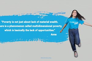 I demand that childhood multidimensional poverty is a top priority on the national agenda